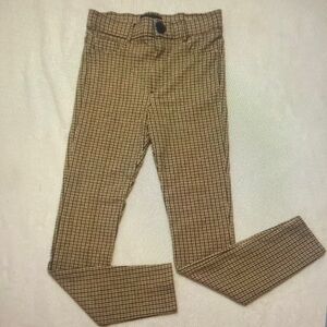 Men's Brown Checkered Pants